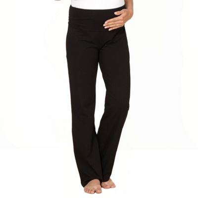 Red Herring Maternity Online exclusive black lounge maternity jogging bottoms